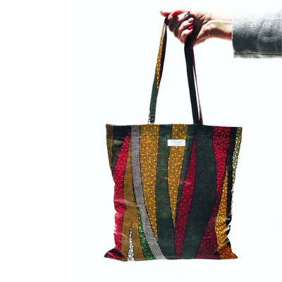 Tote Bag | Golden Stripes Mwani Store
